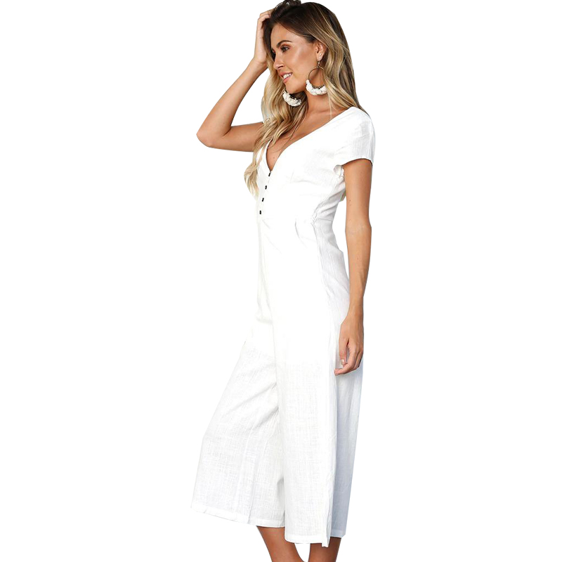 white romper casual