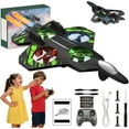 thumbnail image 1 of Remote Control Stunt Jet - 360 Flips Green 2 Battery, 1 of 8