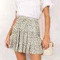 thumbnail image 2 of vigerkar Flowy Shorts for Women Ruffle Skorts Mini Skirts High Waisted Teen Gilrs Tennis Skort Summer Shorts Mint Green, S, 2 of 5