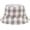 Grey 02, variant on Reversible Plaid Bucket Hats for Men Women Outdoor Spring Summer Fishing Fisherman Sun Cap Foldable