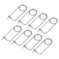 thumbnail image 1 of Uxcell 8-Pack Pin de Seguridad de Pasador en Forma de Broche, Pines de Acero Inoxidable M2x29, Sujetadores de Broche de Bloqueo Rápido, Clips Retenedores Pesados, 1 of 7