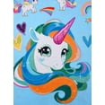 thumbnail image 6 of WIBACKER 3-12Y Girls Flutter Sleeve Unicorn Nightgown Soft Kids Nightdress Pajamas for Toddler to Big Girl Nightie Dress, 6 of 9
