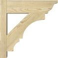 thumbnail image 3 of Ekena Millwork 6"W x 18"D x 18"H Balboa Rough Sawn Traditional Outlooker, Douglas Fir, 3 of 4