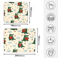 thumbnail image 4 of Crocodile Hugging Heart Pattern Drying Dish Mat Quick Drying Absorbent Soft Durable for Kitchen 18" x 24", 4 of 10