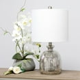 thumbnail image 3 of Elegant Designs Textured Glass Table Lamp&amp;#44; Mercury, 3 of 4