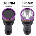 thumbnail image 2 of Soidarity Luz ultravioleta Pequeña ligereza Conveniente Linterna Antorcha Iluminación Usable Camping Senderismo Detector Lámpara Estufas de camping Negro SV51/365 Luz violeta Soidarity OD029604-01, 2 of 6