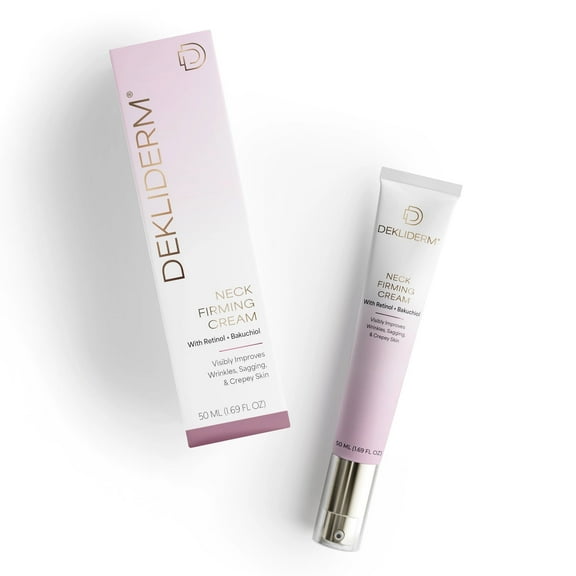 Dekliderm Neck Firming Cream – Anti Aging Retinol Cream Visibly Reduces Neck Wrinkles and Sagging – Neck Cream for loss of Firmness