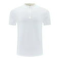thumbnail image 2 of Vmvidoty Athletic Quick Dry Training Works Men's and Big Men's Core Solid Color Active Tee with Short Sleeves White L, 2 of 6