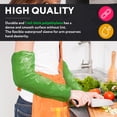 thumbnail image 3 of Green Disposable Arm Sleeves, 18-Inch. Pack of 2000 Arm Sleeve Protectors with Elastic Ends, Waterproof Polyethylene, 3 of 8