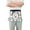 Cute Panda Face and Bamboo, variant on Fresh Cherries Server Apron with 3 Pockets Waterproof Waitress Waist Short Apron for Man Woman 12 Inches