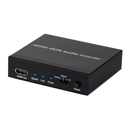 - Monoprice Blackbird 4K Series HDMI Audio Inserter | Supports 4K Resolution & 3D Video Signals