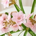 thumbnail image 6 of OEFNTAC Artificial Silk Flower Forked Simulation Bouquet Decorative Centerpiece for Home Living Room Table Wedding Party DIY Floral Arrangement Soft Texture 13.7in, 6 of 9