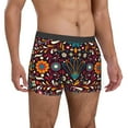 thumbnail image 4 of Salouo Colorful Mexican2 Print Men's Boxer Briefs,Breathable Underwear Elastic Waistband Briefs for Men -Large, 4 of 8