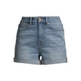 thumbnail image 4 of No Boundaries Curvy Mom Shorts, Women's and Women's Plus, 4 of 6