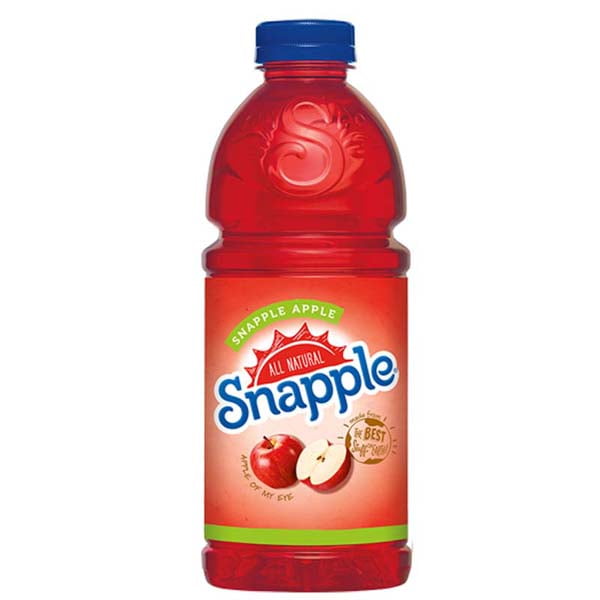 Snapple Apple 20 Oz Plastic Bottles Pack of 24