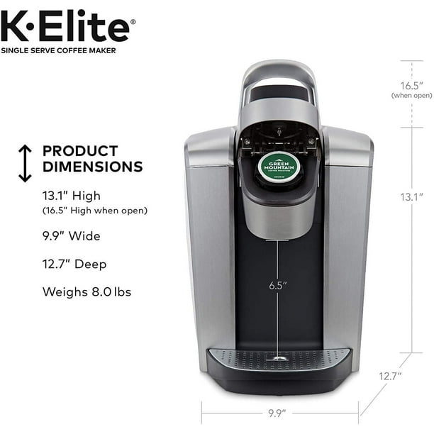 Keurig C K Elite Maker Single Serve K Cup Pod Brewer with Iced