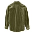 thumbnail image 4 of XDZJLR Men Shirt Spring And Winter Cargo Loose Pocket Coat Shirts for Men, 4 of 6