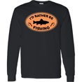 thumbnail image 3 of Inktastic I'd Rather Be Fishing Long Sleeve T-Shirt, 3 of 5