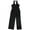 black, variant on I.N.C Womens V-Neck Jumpsuit, Black, 4
