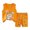 AB123 Orange1, variant on Bainana Boys Sleep Outfit Set Toddler Cartoon Print Sleeveless Crew Neck Tank Tops And Shorts Set Comfortable Lightweight Little Boys Summer Indoor Daily Homewear Size 18-24 Months