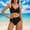 Black, variant on Bathing Suit for Women Swimsuits Plus Size Bathing Suits Curvy Solid Color High Waisted Womens Bikini Swimsuits Hawaii for Large Bust and Support M