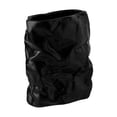thumbnail image 2 of Florero de cerámica arrugado de estilo nórdico, florero decorativo de arte moderno, pieza central, artesanía para el hogar, decoración de escritorio, Negro 175 cm x 205 cm Baoblaze Florero de arte simple, 2 of 8