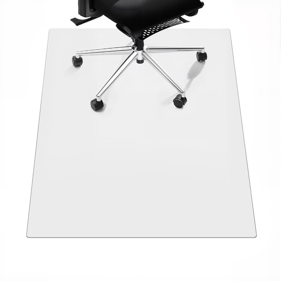 Office Chair Mat for Hard Floors, Strong Slip Resistant Desk Chair Mat – Stay-in-Place Plastic Protector for Rolling Work & Gaming Chairs, Under Desk Floor Protection