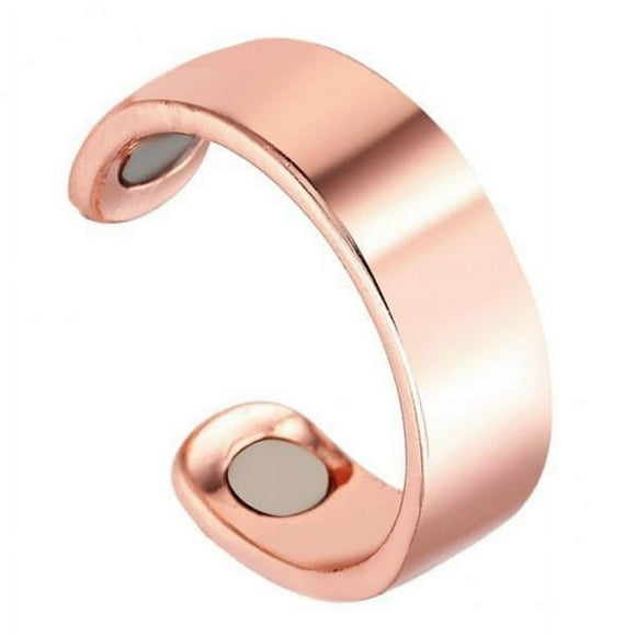 2xAnillo Salud Rosa Dorado Sunnimix Anillos abiertos de acero inoxidable