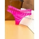 thumbnail image 2 of Tangas sólidas recortadas, bragas íntimas elásticas suaves y cómodas, lencería y ropa interior femenina, 2 of 5