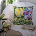 thumbnail image 3 of Carolines Treasures 6120PW1414 Christmas Tree Yellow and Purple Ornaments Fabric Decorative Pillow  14Hx14W multicolor, 3 of 4