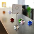 thumbnail image 6 of Travelwant Crystal Diamond heart Shape Card Holders Memo Holder Stand Card Photo Picture Note Clip Holders Cards Bulk for Wedding Party Table Number Name Sign-4.72" x 1.57" x 1.57", 6 of 7