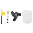 thumbnail image 2 of Insert Style Spoilboard Bit, Stockage Sans Huile Longue Durée de Vie Routeur Bit Rouille Preuve 12mm Tige pour Fente, 2 of 7