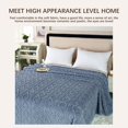thumbnail image 2 of Cooling Blanket, Hwkond Double-sided Flannel Taffeta Blanket Comfort Conditioning Cover Blanket Nap Sofa Blanket 9 Colors Available,70x100cm, 2 of 8