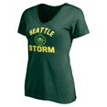 thumbnail image 2 of Women's Green Seattle Storm Overtime V-Neck T-Shirt, 2 of 3