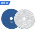 thumbnail image 4 of 5 Inch 125Mm Dry/Wet Diamond Polishing Pads Flexible Grinding Discs for Granite Grit 30, 4 of 9