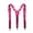 Z37Hot Pink, variant on Suspenders Unisex Adjustable Sequin Y-Shape 3 Clips Sparkle Elastic Trouser Suspenders for Party Cosplay Costume Pink One Size