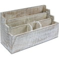 thumbnail image 6 of MY VINTAGE FINDS Wooden Desktop Organizer and Pencil Holder Type, Rustic White, 6 of 8