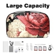 thumbnail image 3 of Peony Digital Travel Bag Cord Organizer Hard Drive Bags Waterproof Oxford Cloth Cord Storage Organizer Box 5.9x9.44x3.14 in Black Digital Electronic Accessories Organizer Bag, 3 of 6