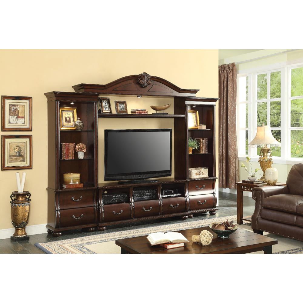 Colossal Entertainment Center, Dark Cherry Brown