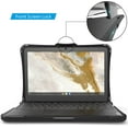 thumbnail image 6 of iBenzer Hexpact Case for Lenovo 300e/300w/500e/500w Gen 3 Chromebook 2-in-1 11", Heavy Duty Case for K-12 Students, Protective Case with Screen Lock, BK, W-LNV300E3-BK, 6 of 8