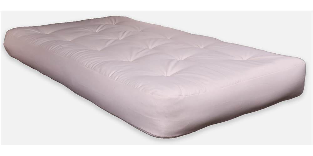 Double Poly Single Foam Futon Mattress in Natural (Twin ...