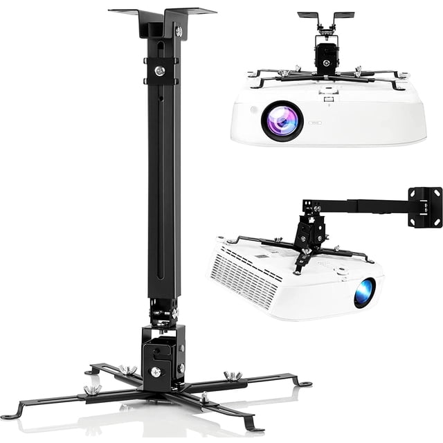 yeacher Projector Ceiling Mount, Projector Mounts from Ceiling, Projector Wall Mount, Ceiling Projector Mount, Projector Ceiling Mount Low Profile, Projector Mount Wall, Projector Hanging Mount
