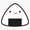 1pcs, variant on Kawaii Onigiri Rice Ball Smiling Cute Japanese Seaweed Snack Decal For Kids Water Bottle Sticker