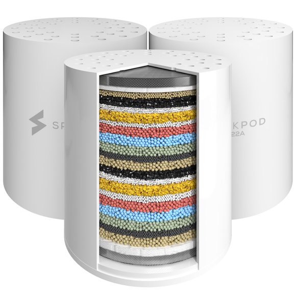 Cartucho de filtro de ducha SparkPod High Output para pieles sensibles