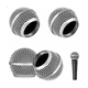 thumbnail image 2 of 2 Uds. MicróFono De Repuesto Para Rejilla, Cabezal De MicróFono, Montaje De Cabezal De Parrilla, Accesorios De MicróFono InaláMbrico Con Cable Para SM58, 2 of 7