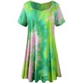 thumbnail image 5 of EQWLJWE Robes pour Femmes Été Ample Décontracté Grande Taille Confortable Femmes Col Rond Imprimé Floral Franges Bretelles Robe de Soirée, 5 of 5