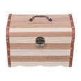 thumbnail image 2 of Rongfmy Piggy Bank Decor Memory Hobby Preservation Keepsakes Box Wood Treasure Chest, 2 of 9
