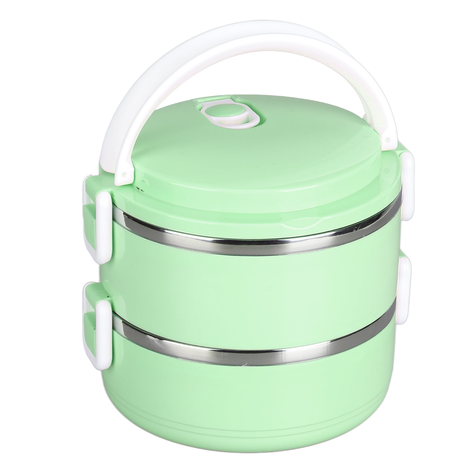ANGGREK Thermal Lunch Box Stackable Hot Food Insulated Box 304 Stainless  Steel Round Lunchbox Sealed Food Containers,Stackable Thermal Lunch Box, Thermal Lunchbox 