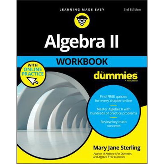 Pre-Owned Algebra II Workbook for Dummies (Paperback) 1119543118 9781119543114