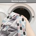 thumbnail image 2 of Cat Dog Crate Cover, Doodle Kitten Portraits Pets Meow Paws Cartoon Style Design, Easy to Use Pet Kennel Cover Small Dogs Puppies Kittens, 7 Sizes, Multicolor and Charcoal Grey, by Ambesonne, 2 of 6